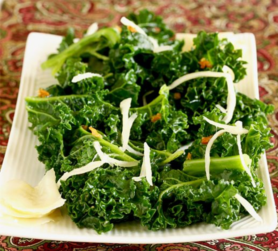 Kale with Homemade Pickled Ginger