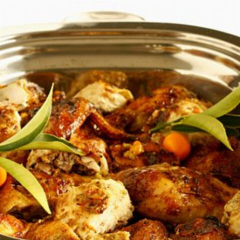 Oven Roasted Chicken with Kumquats