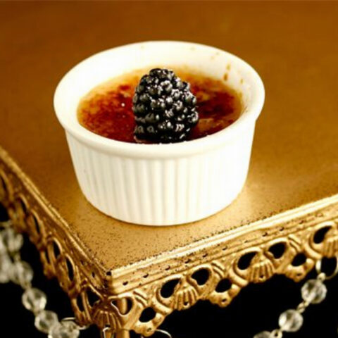 Blackberry Creme Brulee