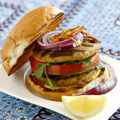 Chicken Kebab Burger