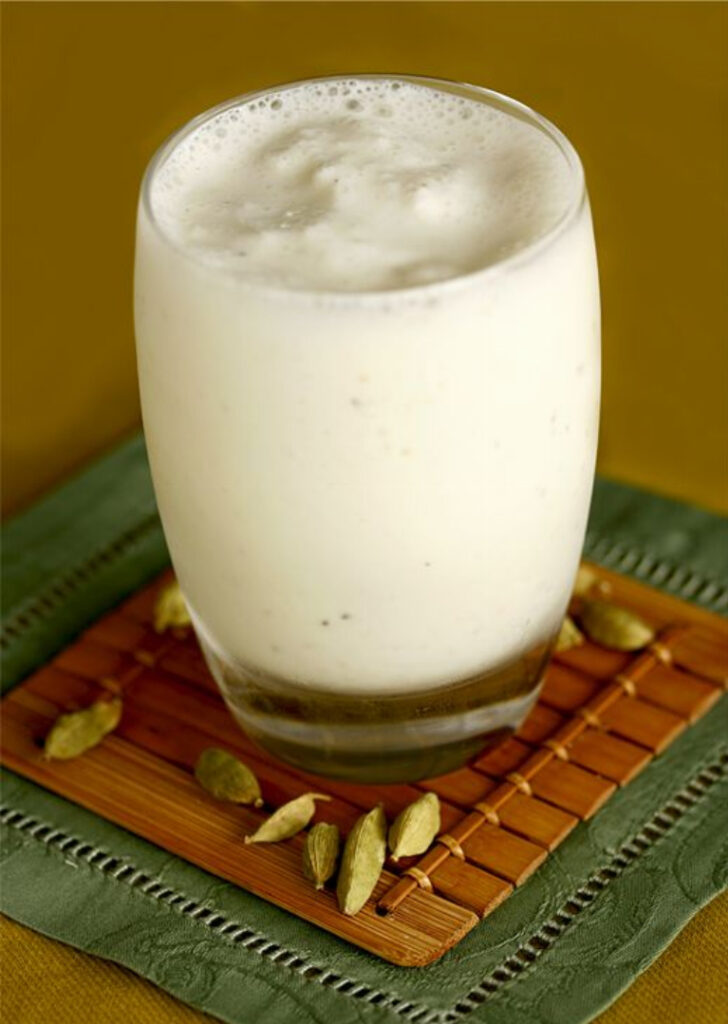 Sweet Lassi (Indian Yogurt Drink)