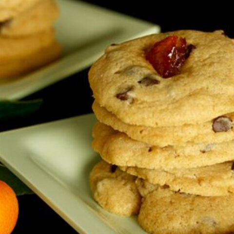 Kumquat and Chocolate Chip Cookies