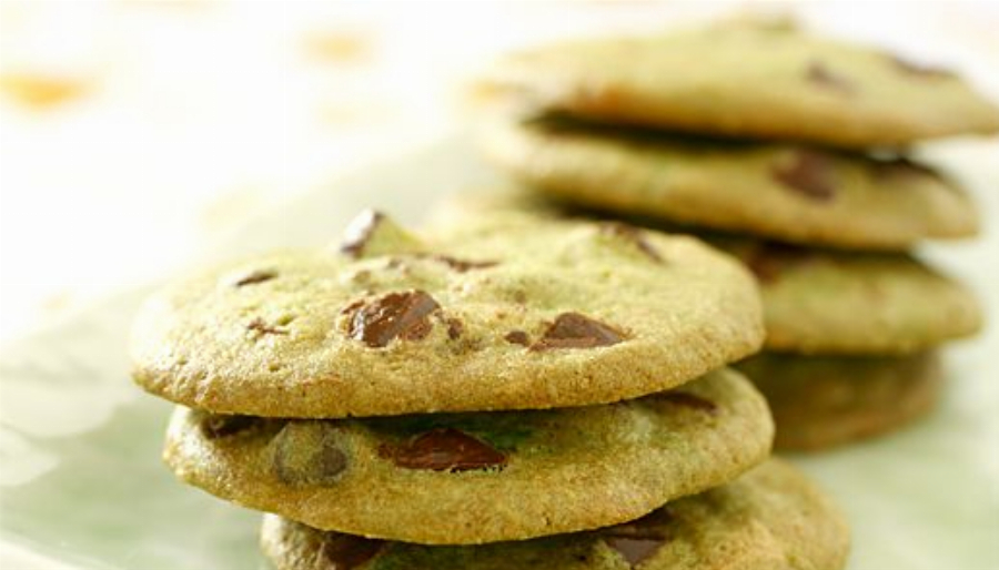 Pandan Chocolate Chip Cookie Recipe