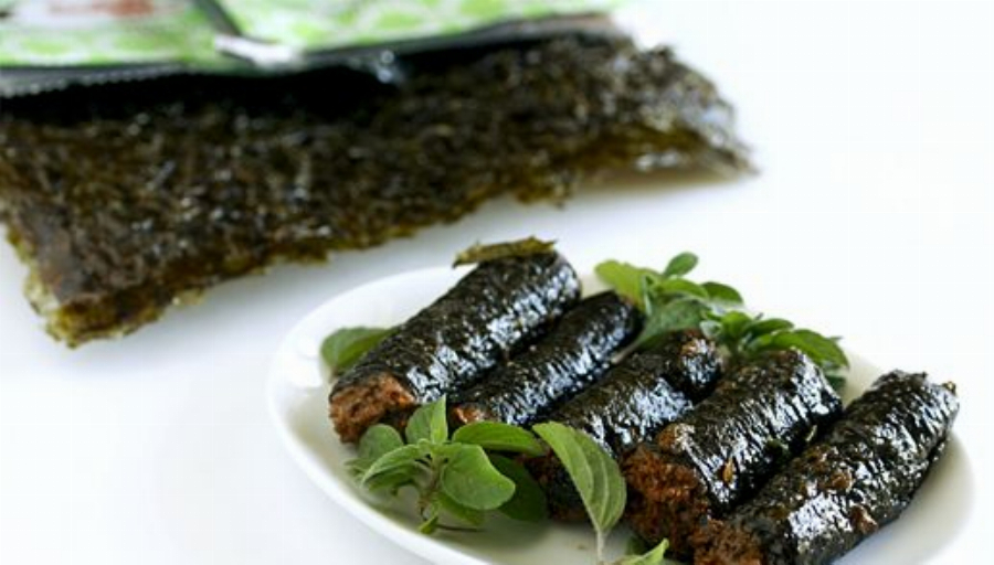 Vegetarian Fish in Nori Rolls (Ca Keo Chay)