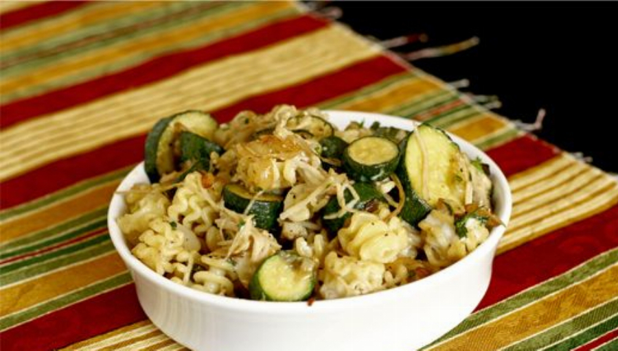 Zucchini Radiatore (Vegetarian Pasta Recipe)