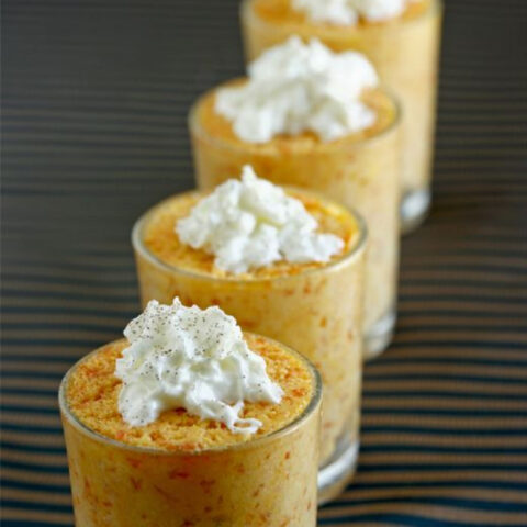 Mango Carrot Mousse Recipe (Verrines de Mousse de Carottes)