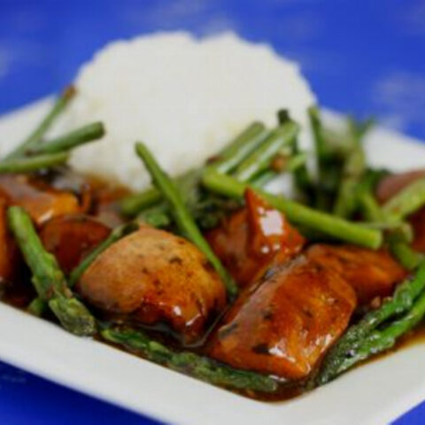 Asparagus Chicken Stir Fry Recipe (Black Bean Sauce Chicken)