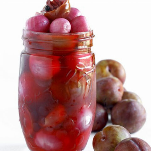 Pickled Plums and Onions (Home Canning Recipe)