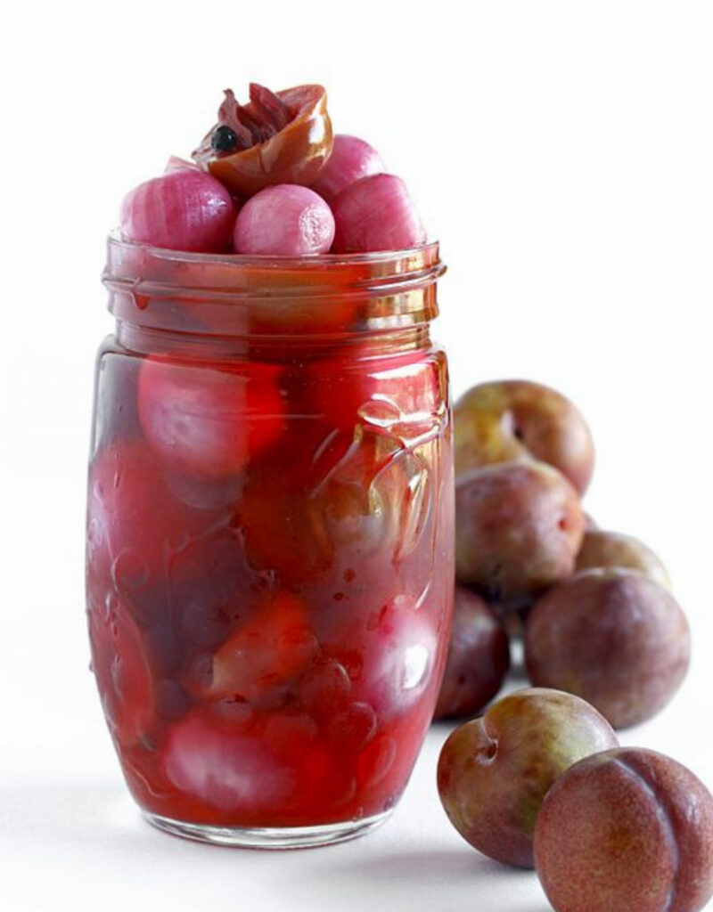 Pickled Plums and Onions (Home Canning Recipe)