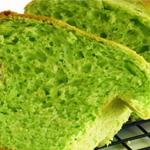 Pandan and Coconut Brioche