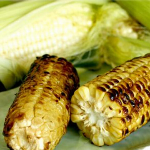 Fire-Roasted Corn in Miso Butter (Grilled Corn on the Cob)