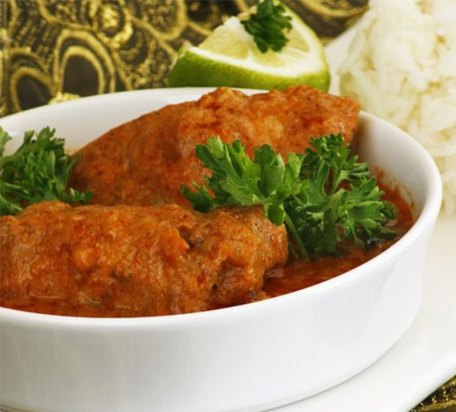 Indian Butter Chicken in Tomato Cream Sauce (Murgh Makhani Curry)