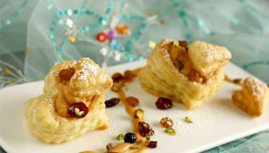 Michael Mina's Butterscotch Pudding (Vol Au Vent Pastry Recipe)