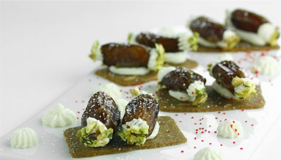 Stuffed Dates with Pistachios