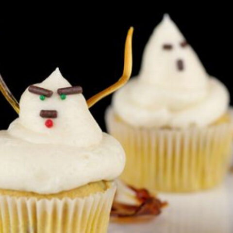 Ghost Pumpkin Cupcake Recipe