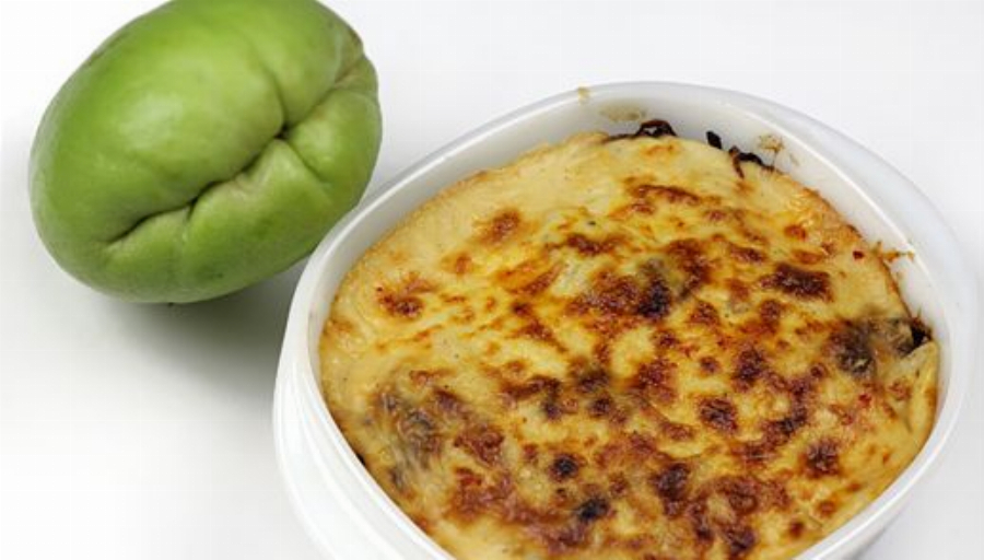 Gratin de Christophine (Chayote Squash Recipe)