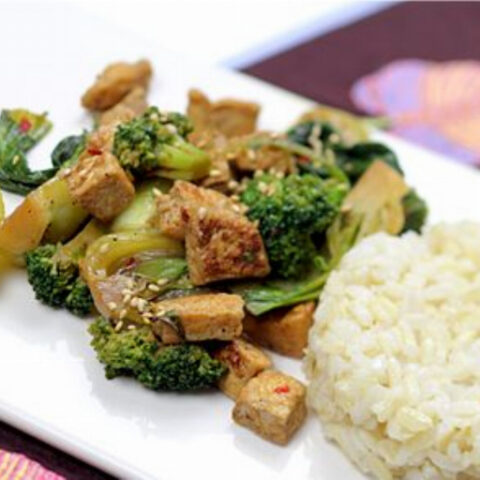 Vegetable Honey Tofu Stir-Fry Recipe