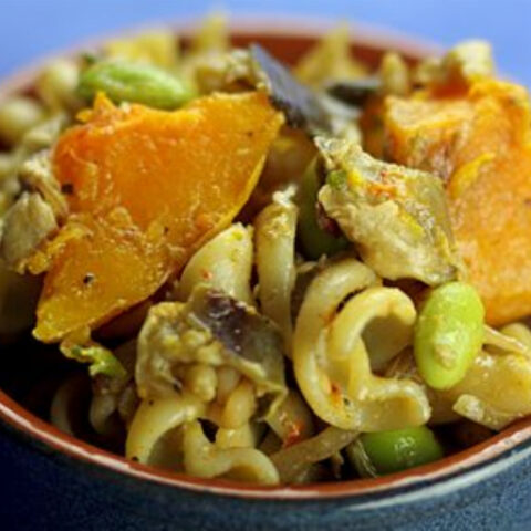 Fusilli Pasta with Roasted Butternut Squash