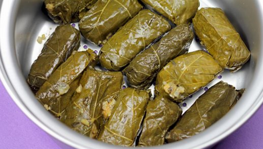 Meat Dolmades (Stuffed Grape Leaves Recipe)