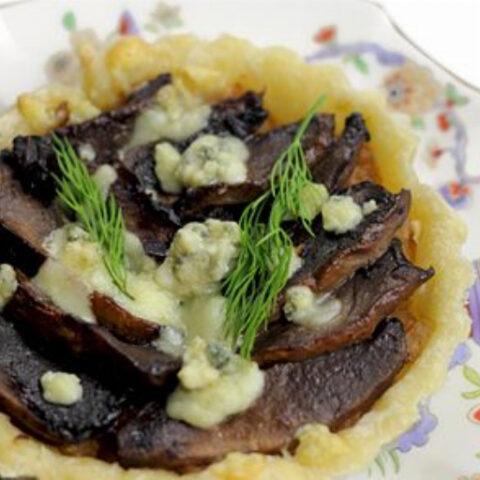 Portobello Mushroom Blue Cheese Tart Recipe