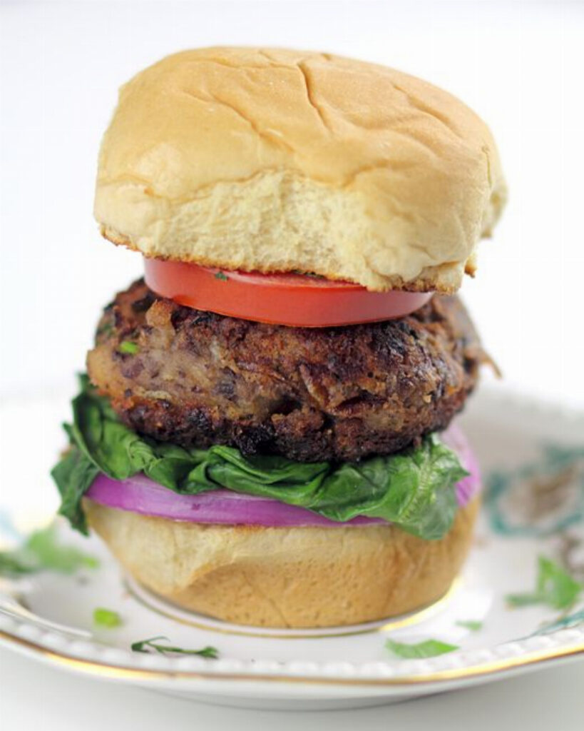 Black Bean Burger (Homemade Veggie Burger Recipe)