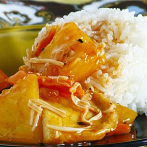 Vegetarian Sweet and Sour Pork