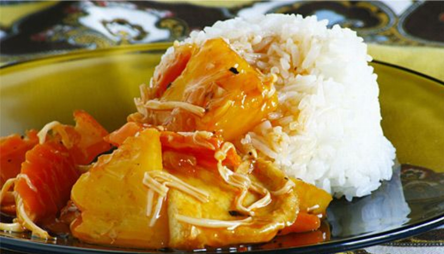 Vegetarian Sweet and Sour Pork