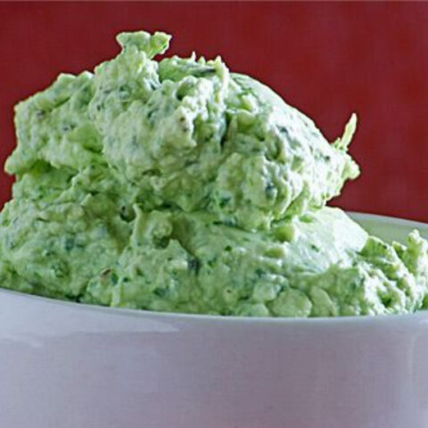 Basil and Chive Flavored Homemade Butter