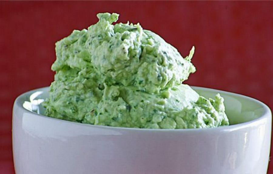 Basil and Chive Flavored Homemade Butter