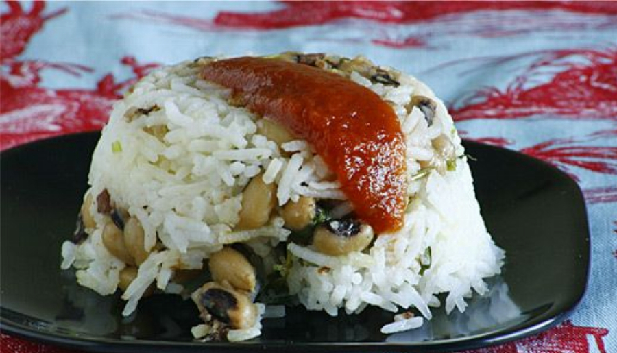 Southern Black Eyed Peas and Rice