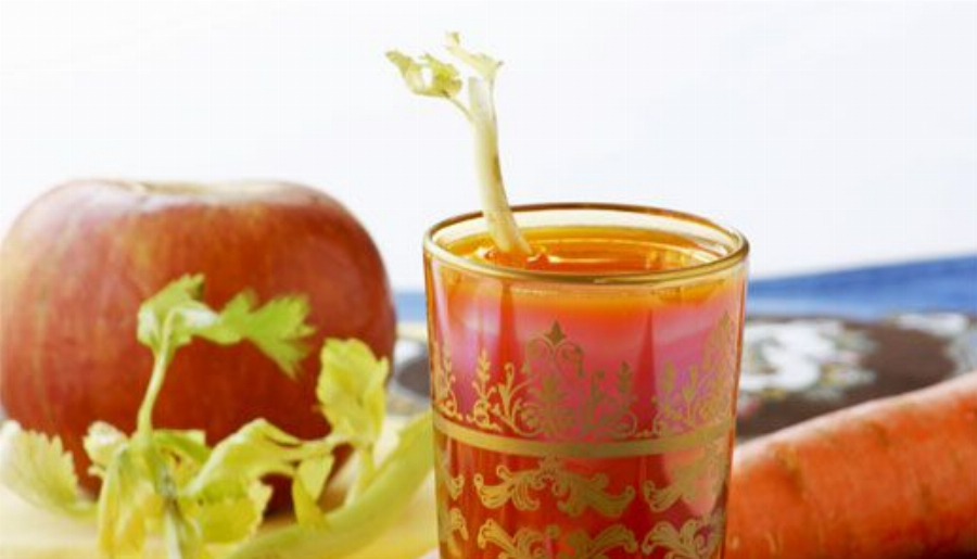 Fresh Ginger Apple Celery Carrot Juice