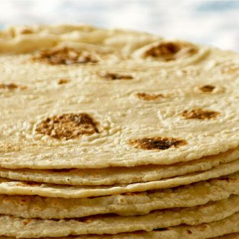 Home-Made Corn and Whole Wheat Flour Tortilla