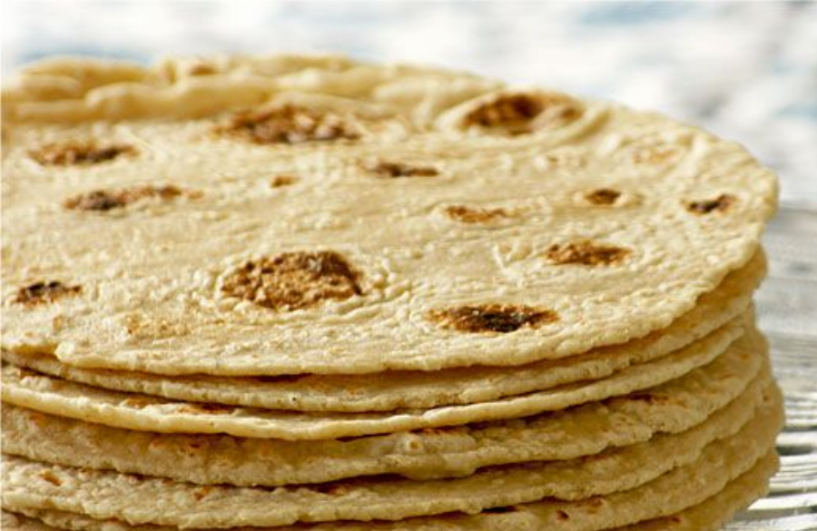 Home-Made Corn and Whole Wheat Flour Tortilla