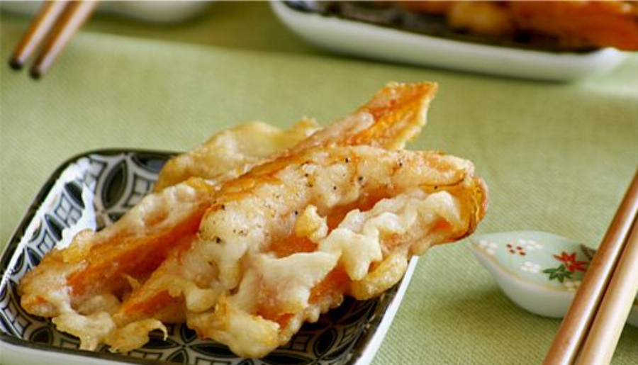 Vietnamese Sweet Potato and Shrimp Tempura