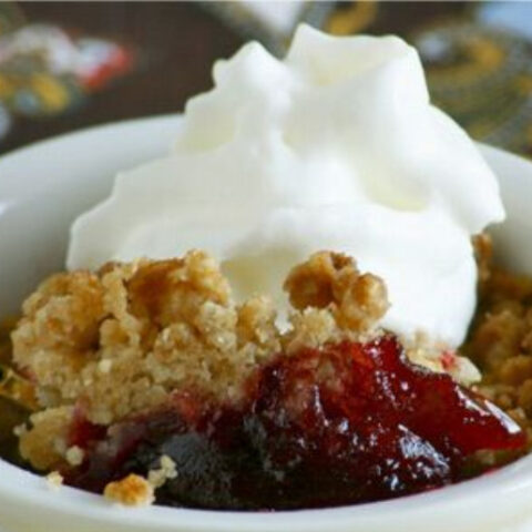 Cranberry Apple Oatmeal Crisp