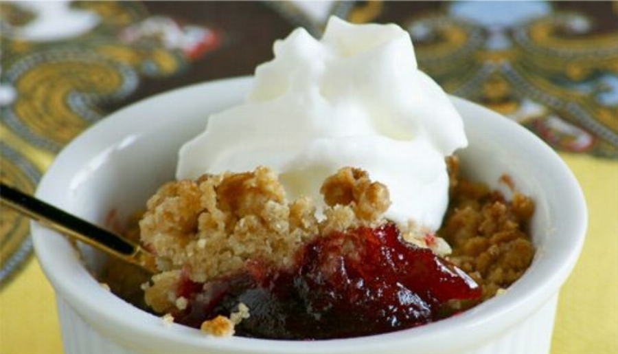 Cranberry Apple Oatmeal Crisp