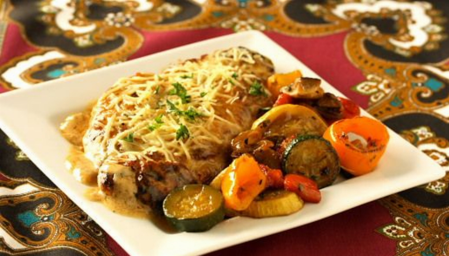 Veal Scallopini with Garlic Cream Sauce (Escalope de Veau Marsala)