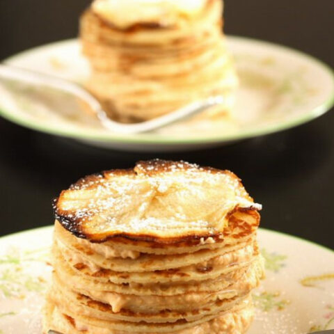 Crepe Cake with Butterscotch Cream