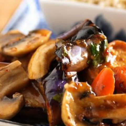 Braised Tofu with Hoisin Sauce