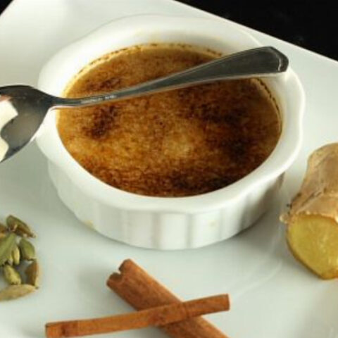 Masala Chai Creme Brulee