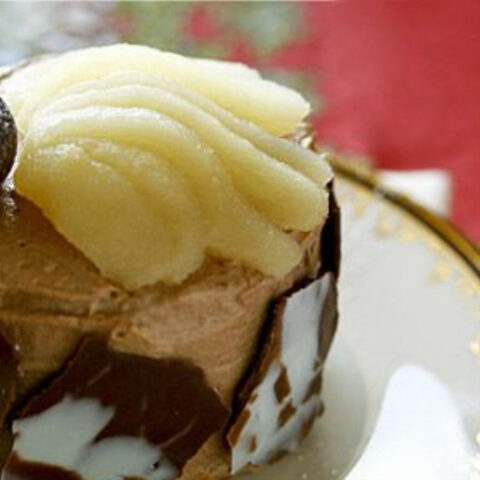 Chocolate Pear Entremet