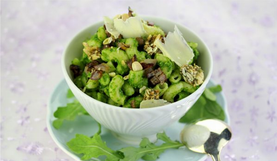 Arugula Pesto Pasta Recipe