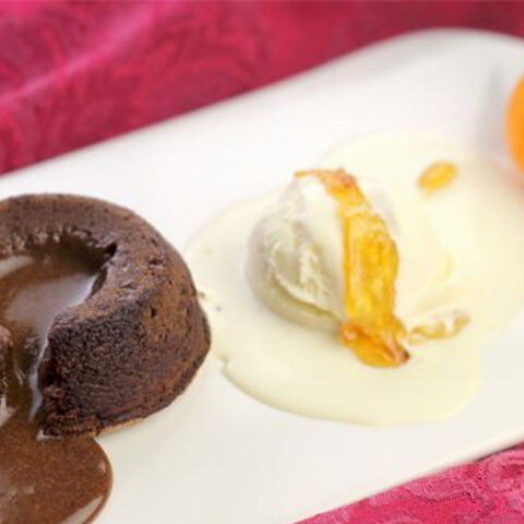 Clementine Chocolate Lava Cake Recipe