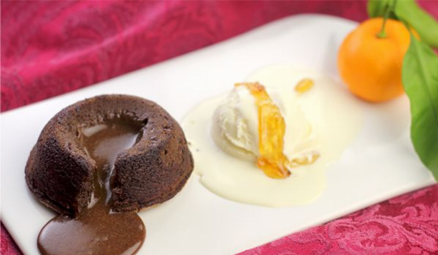 Clementine Chocolate Lava Cake Recipe