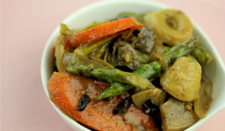 Beef Stir fry with Bamboo Shoots (Bo Xao Mang Recipe)