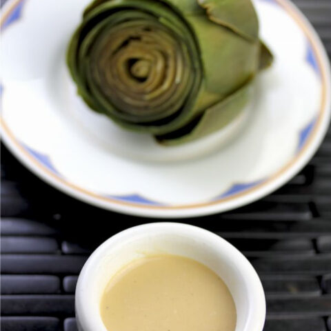 Sauce for Steamed Artichokes (Tofu Dressing Recipe)