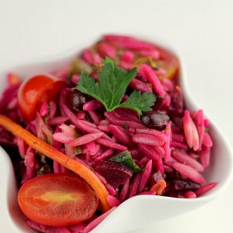 Beet Orzo Pasta Salad Recipe