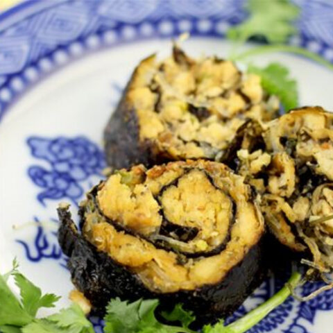 Mock Fish Recipe: Pan Fried Seaweed Tofu