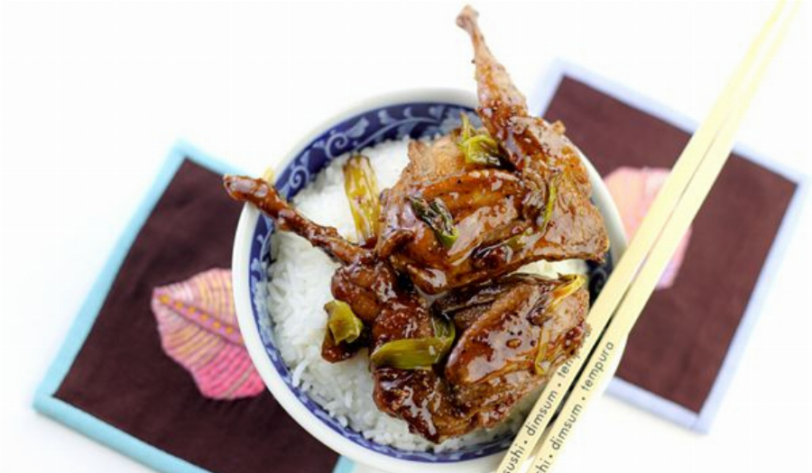 Chim Cut Roti Recipe: Vietnamese Quail with Soy Ginger Glaze