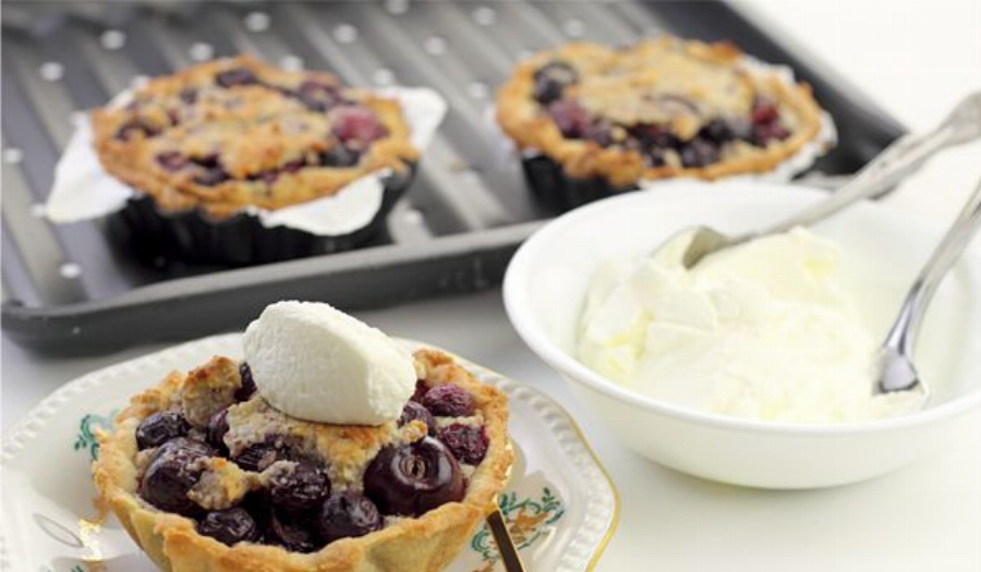 Cherry Almond Tart Recipe